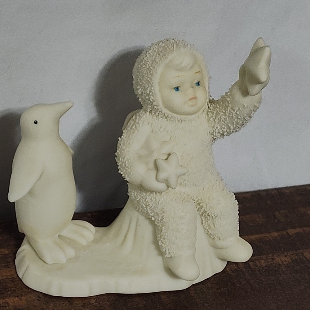 Department 56 Winter Tales of the Snowbabies Figurine Wishing on a Star